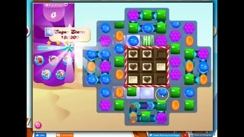 Candy Crush Level 3713 Talkthrough, 14 Moves 0 Boosters