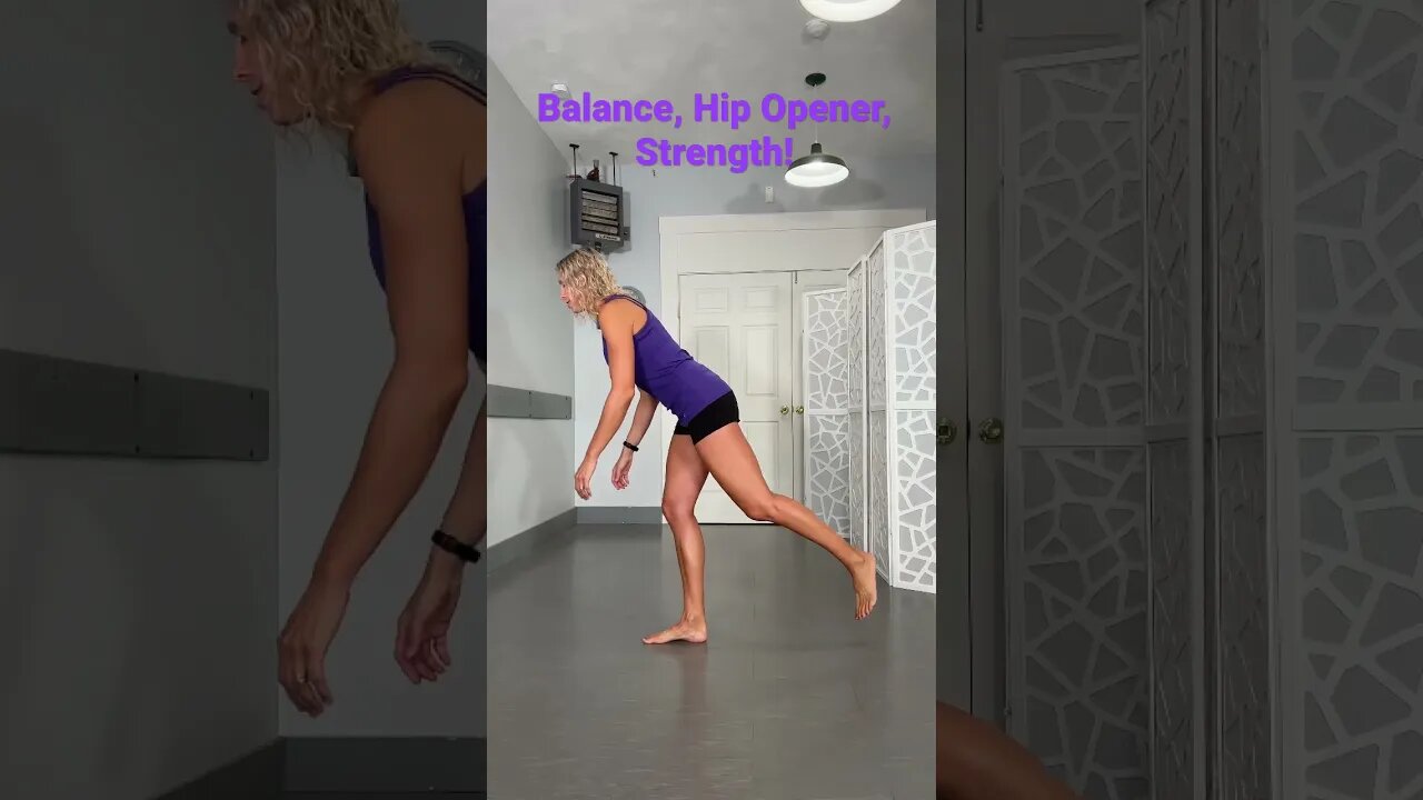 Balance, hip mobility, and hip strength in one!