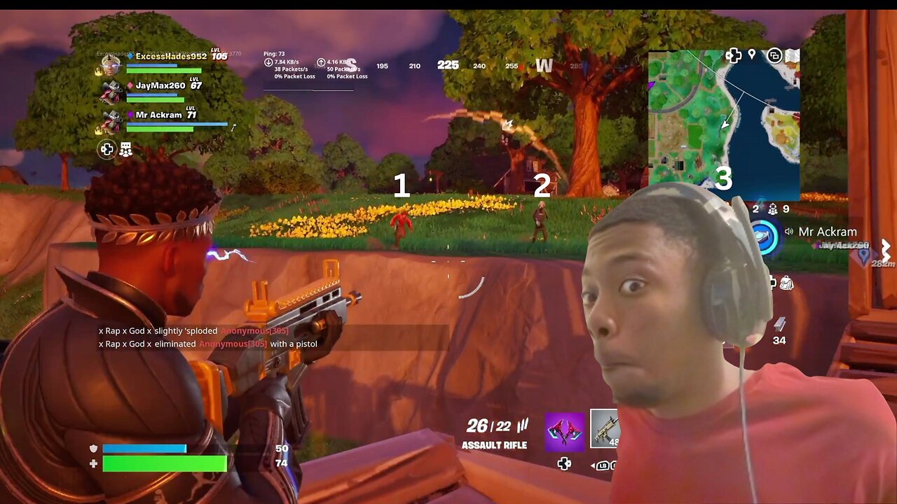 Playing Trios With Giannis Antetokounpo In Fortnite