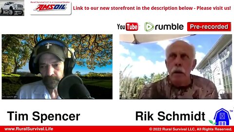 The Rural Survival Show w/ Rik Schmidt & Tim Spencer - 27.08.22