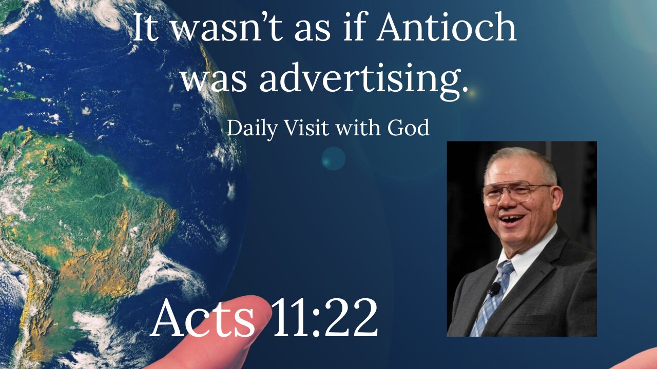 Acts 11:22, It Always Does