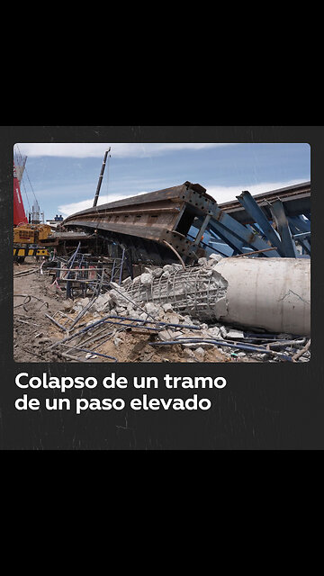 El colapso de un tramo de un paso elevado en Bangkok deja 2 muertos y varios heridos