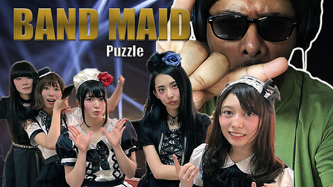 Band Maid - Puzzle Live Performance Reaction!