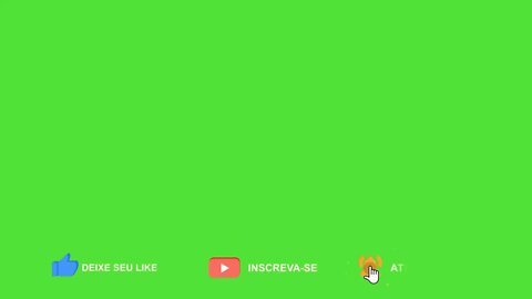 Chroma key botão inscreva-se green screen