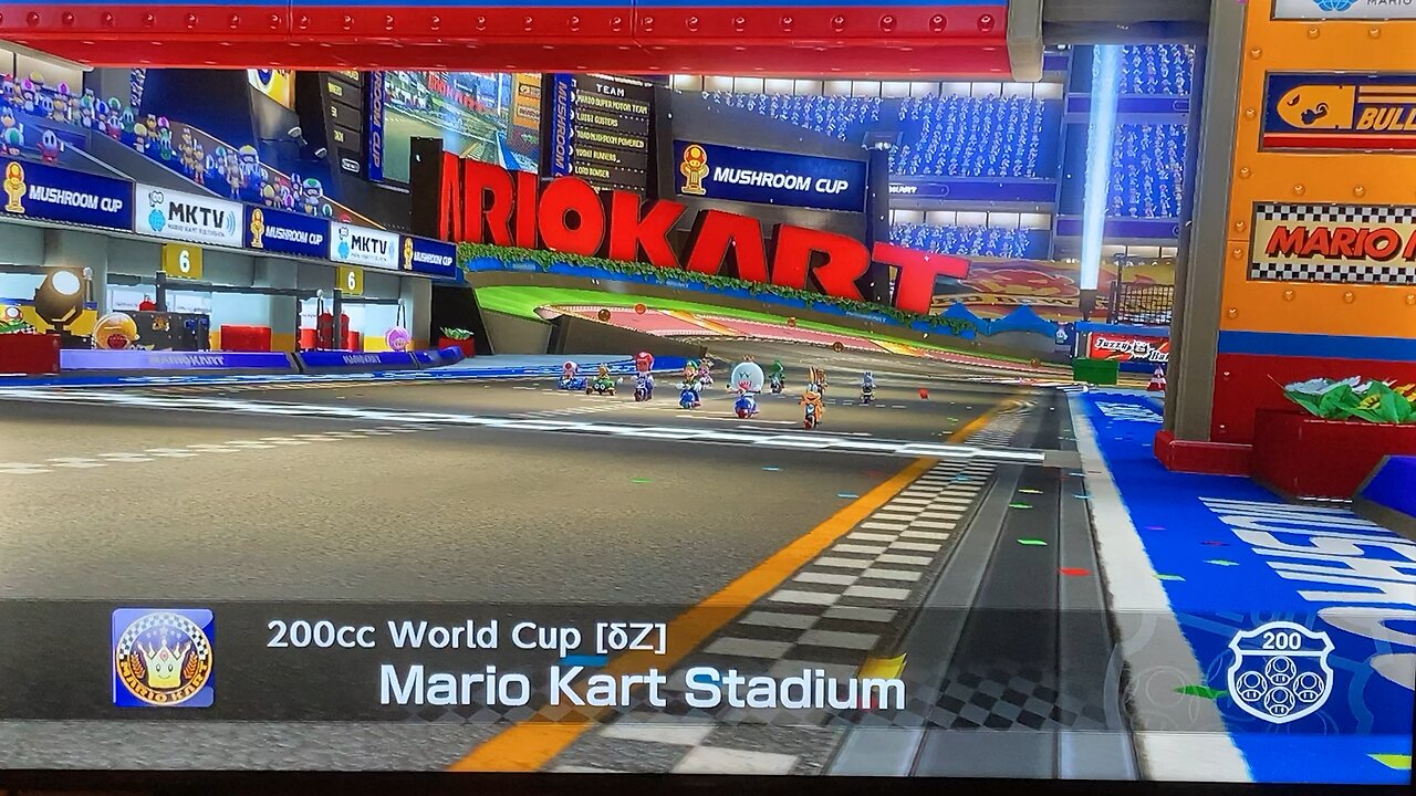 First Place Steal on Mario Kart Stadium