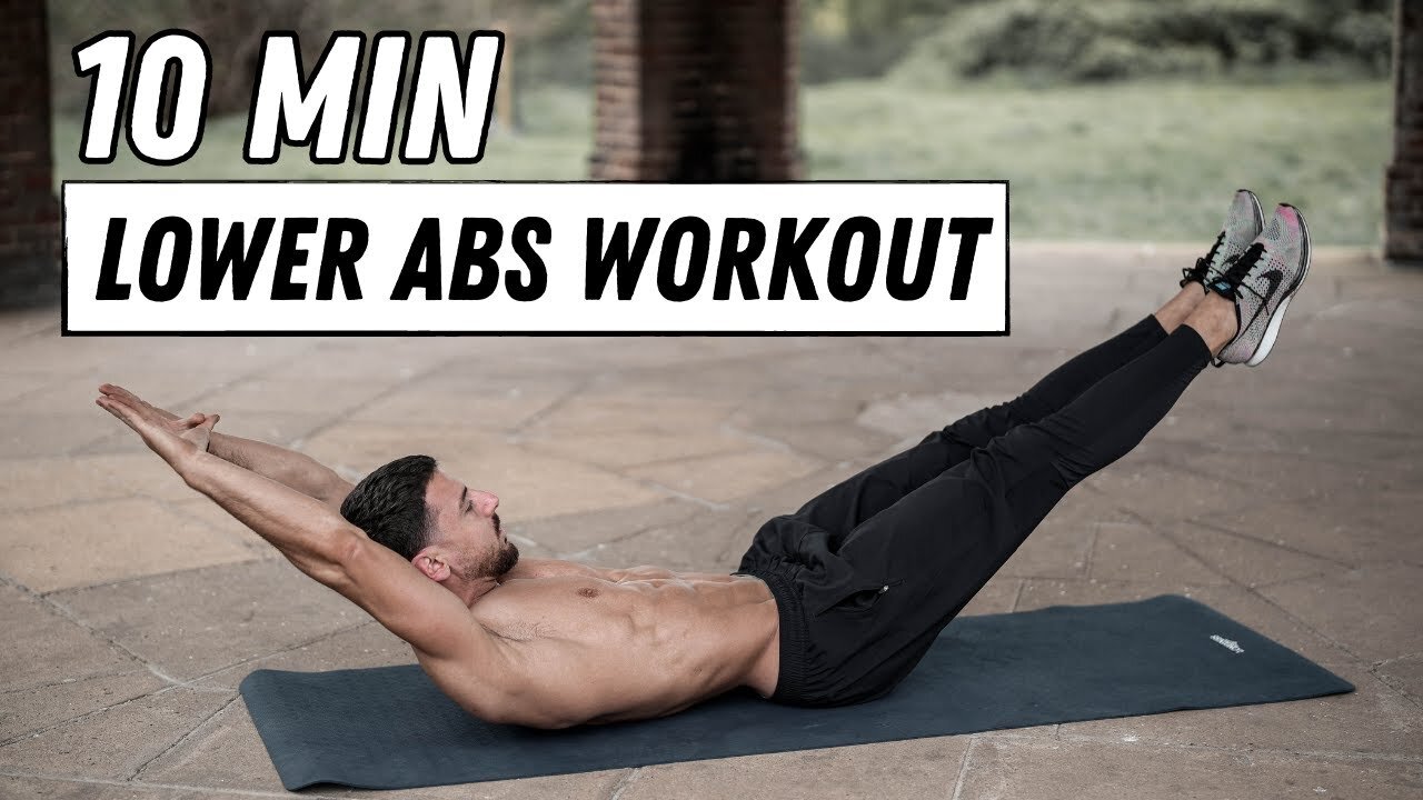 "10 MIN LOWER ABS WORKOUT | No Equipment | 💪......