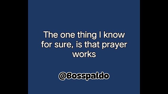 prayer is powerful