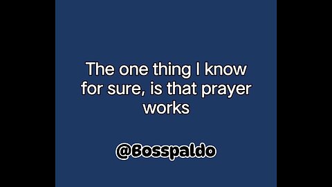 prayer is powerful