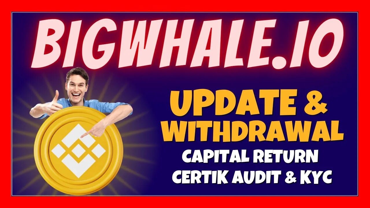 BigWhale.io Update 🚀 0.8% to 2% Daily 🏆 Withdrawal Time, But ...This Happened 🤯⏺