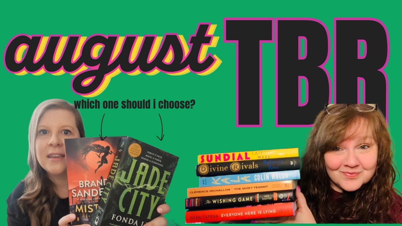 I Need Help Choosing & August TBRs (probably... possibly... or not) + Divine Rivals vlog coming