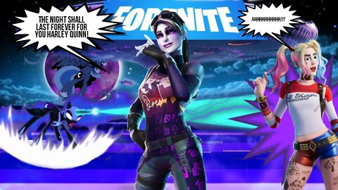 Nightmare Moon "Dark Bomber" destroys Harley Quinn / Got Pulse Rilfe! / Fortnite