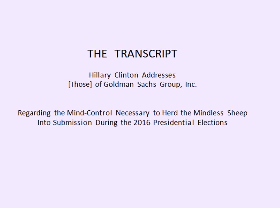 THE TRANSCRIPT