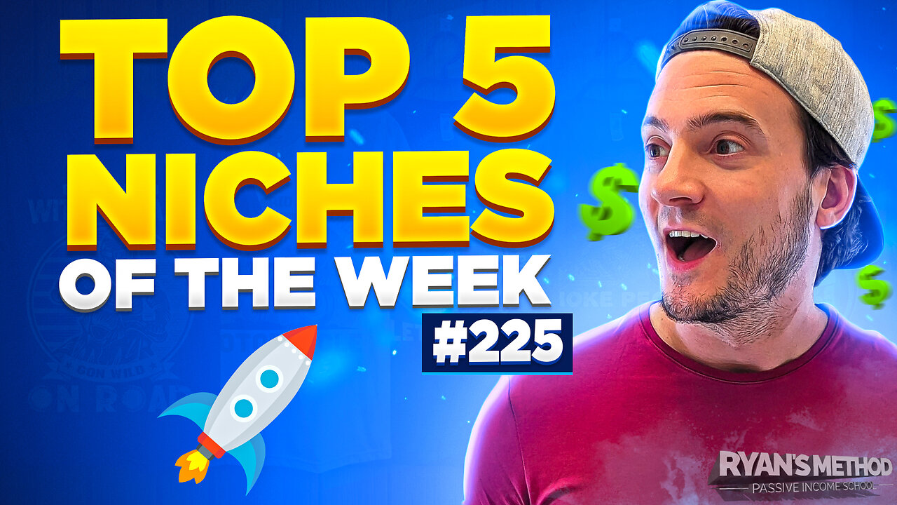 TOP 5 NICHES 🔥 Print on Demand Niche Research # 225 — (9/15/2024)