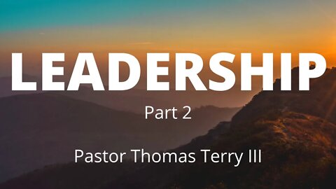 #2 Leadership Series: Foundation of God's Leaders - Servant hood | Supernatural Training Institute