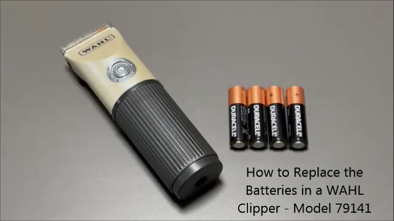 How to Replace the Batteries in a Wahl Clipper