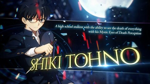 「MELTY BLOOD: TYPE LUMINA」「MEBURA」[Shiki Tohno] Battle Preview