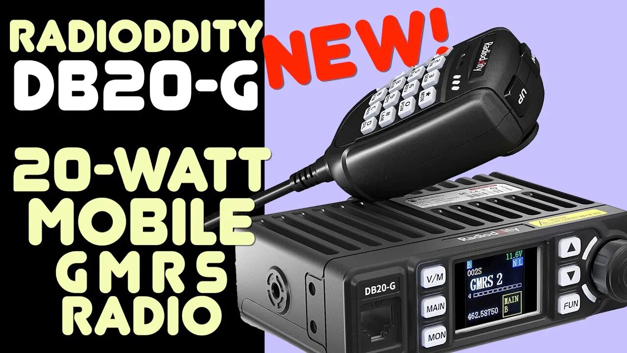 Radioddity DB20-G GMRS Mobile Radio Review - The Best Low Priced GMRS Radio You Can Buy?