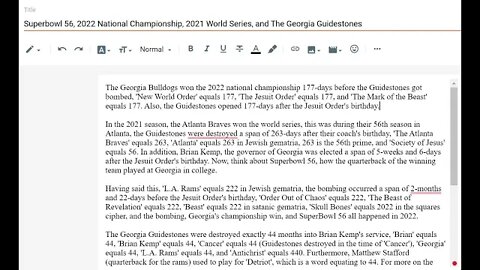 Georgia's Championship teams around the time of the Georgia Guidestones bombing #gematria #truth