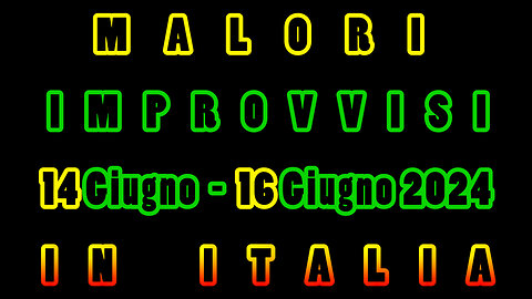 Video n°209 - 14 Giugno - 16Giugno2024.