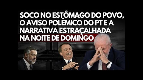 VERGONHA AO VIVO- Os números que PROVARAM A FARSA, o aviso de Zé Dirceu e a volta do Estado inchado