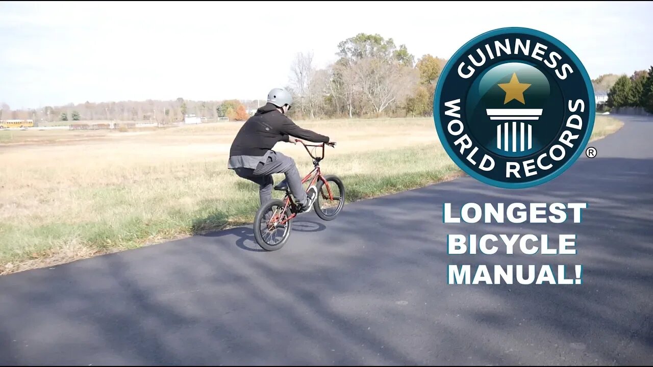 THE WORLDS LONGEST MANUAL! - Guinness World Records -