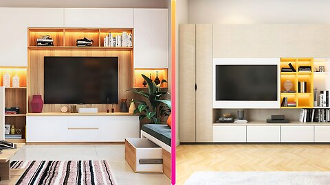 13 amazing- ultra modern TV UNIT design ideas II Levi Hunter Designs