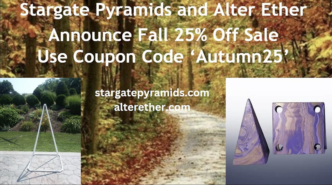 Stargate Pyramids and Alter Ether Announce Fall 25% Off Sale