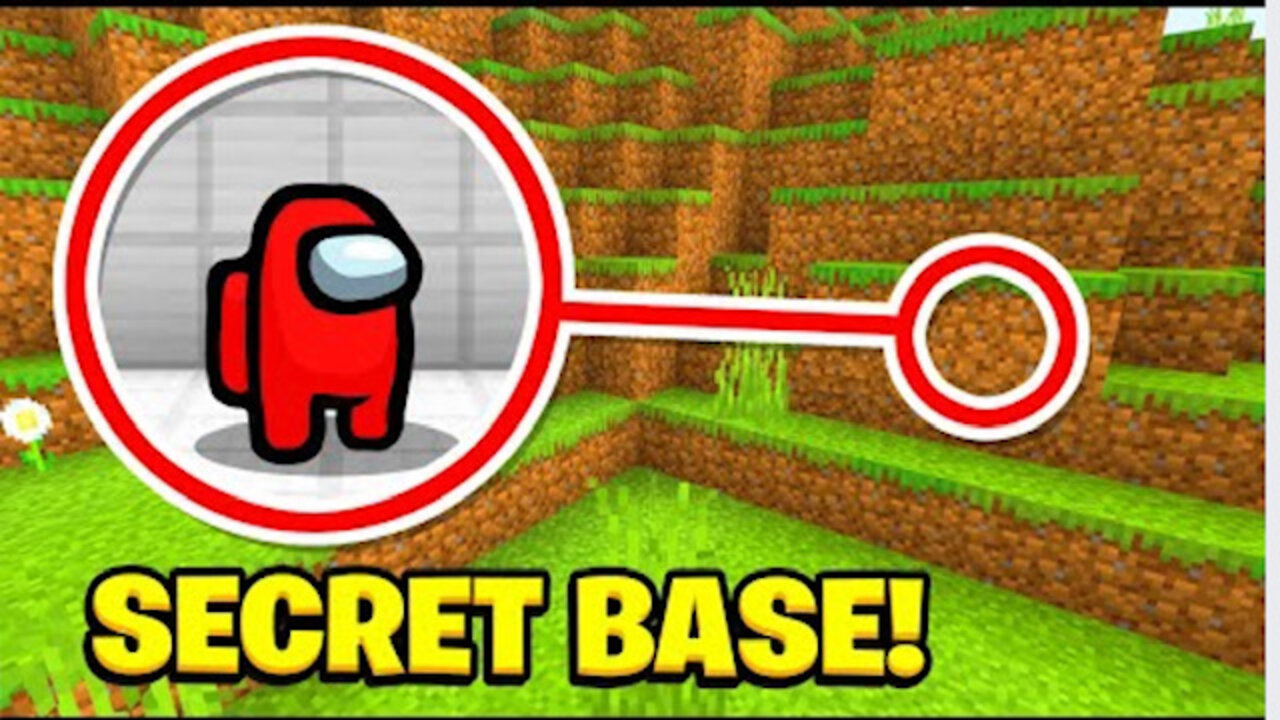 Minecraft Bedwars - Among Us Secret Base