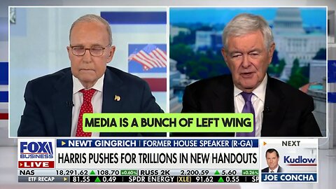 Gingrich: ‘Left-Wing Cuckoos’ in Media Distort Economic Reporting