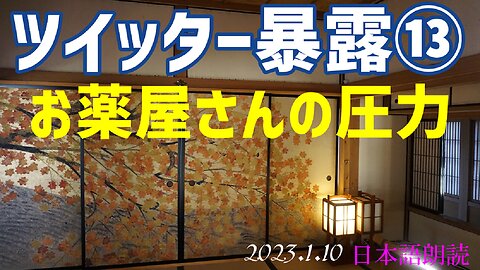 ツイッターファイル第13弾 ファイザー社が圧力！（YouTubeは危険なのでこちらで。