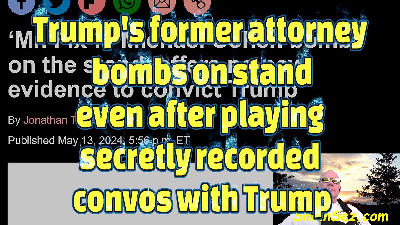 Trump's former attorney bombs on stand even after playing secretly recorded convos with Trump-531