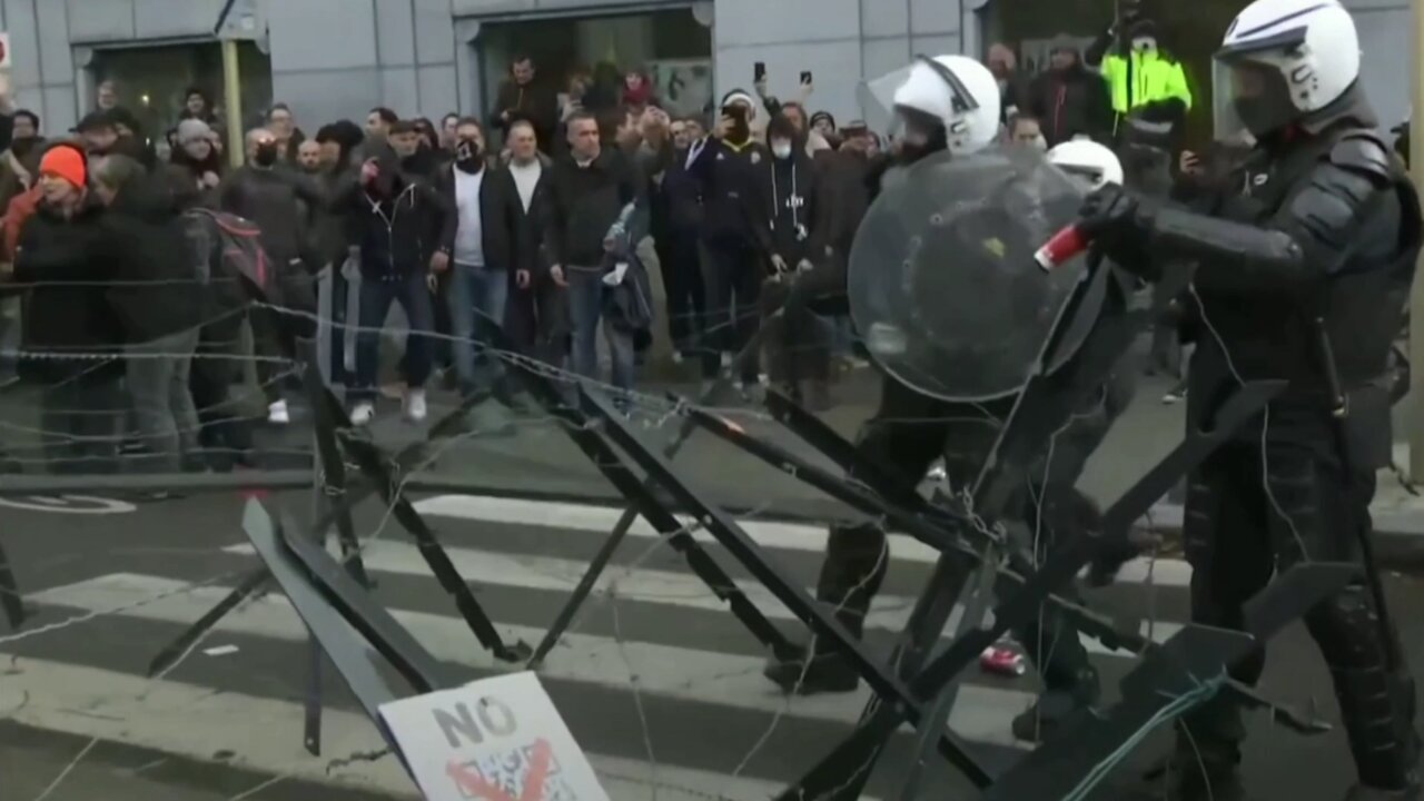 Protests In Europe Against Lockdowns And Vax Mandates!