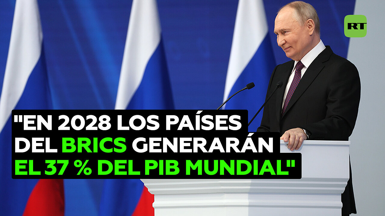 Putin, sobre el aumento del peso del BRICS en la economía global: "No hay manera de evitarlo"