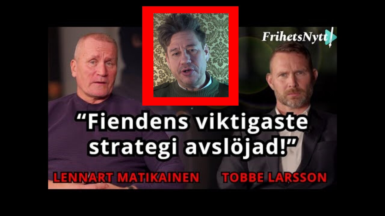 LIVE debatt Fritjof-Matikainen-Tobbe Larsson?