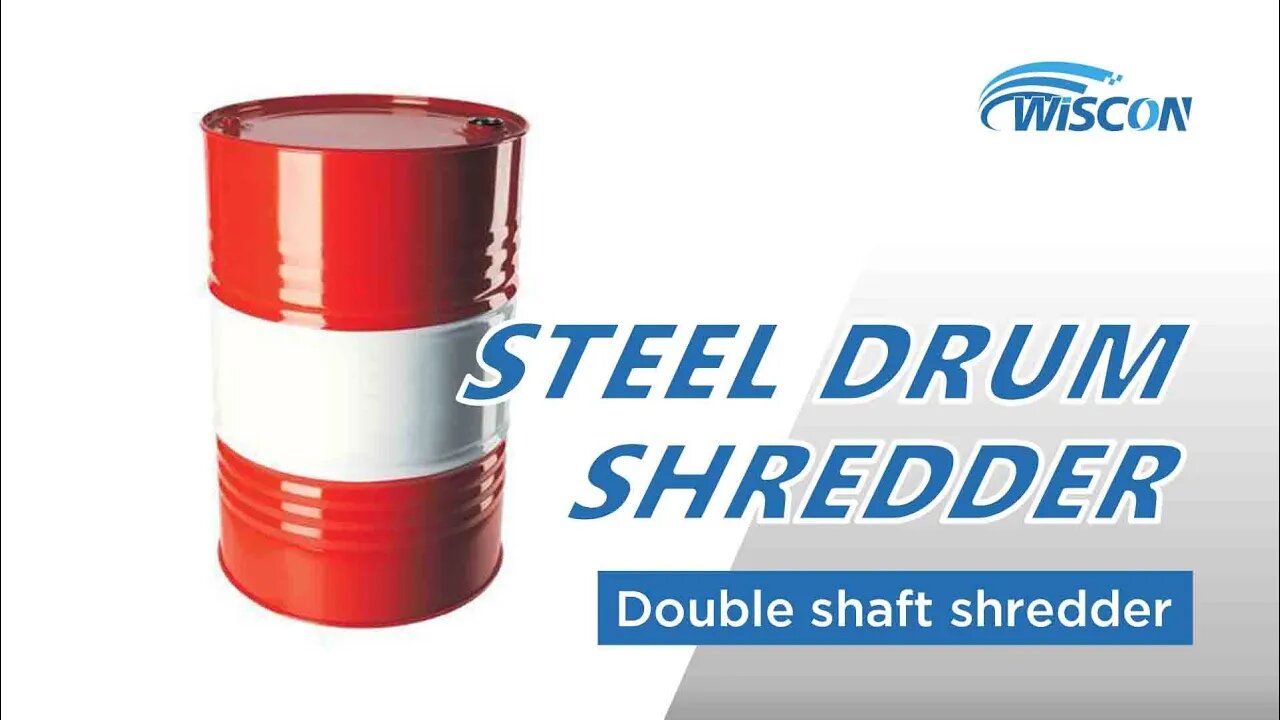 Oil Drum Shredder - Steel Drum Shredding and Recycling