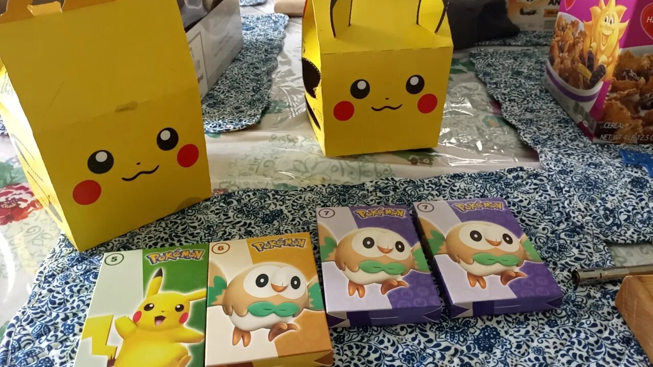 Pokemon TCG McDonald's packs opening