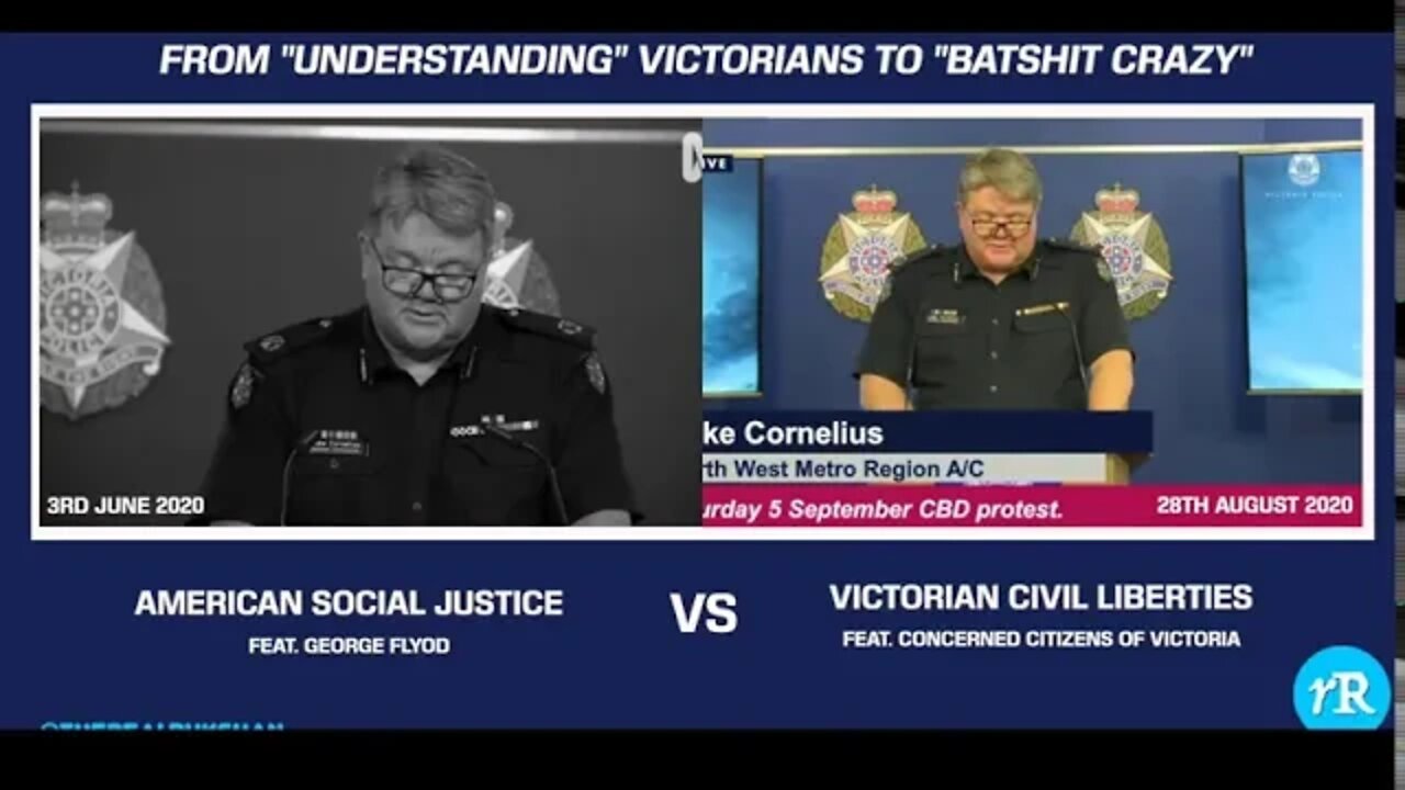 VICTORIAN POLICE FRAUDULENTLY TARGETING SEP 5 CONCERNED CITIZENS WITH INCITEMENT