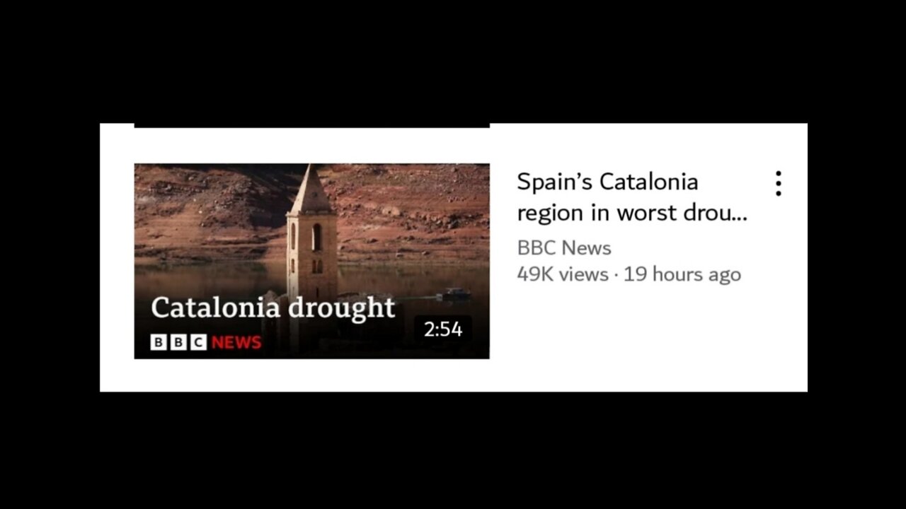 Spain’s Catalonia region in worst drought in decades - BBC News