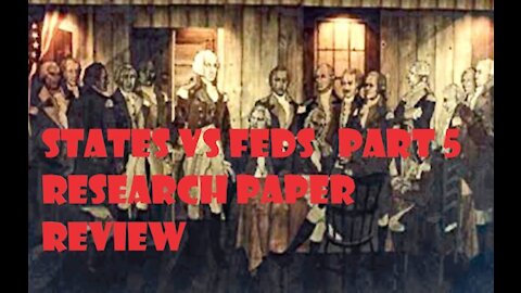 States vs Feds: Vaccine Wars: Ep. 5: Research Paper Review