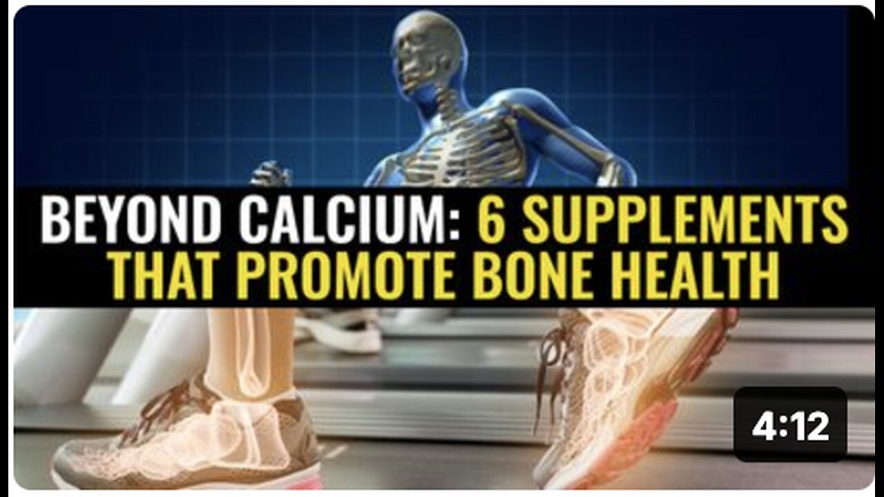 Beyond calcium: 6 Supplements that promote bone health