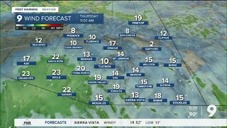 Slightly cooler temperatures arrive for the end of the week