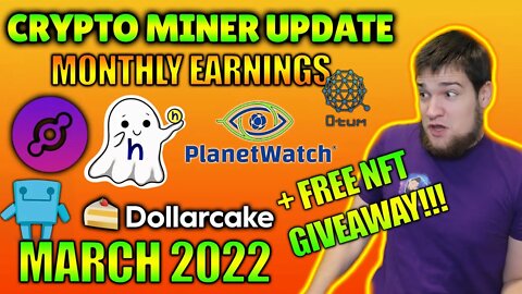 I Made $200 Mining Crypto with Helium Hotspots/AVADO/Uphold/PlanetWatch and more! NFT Raffle 🔴