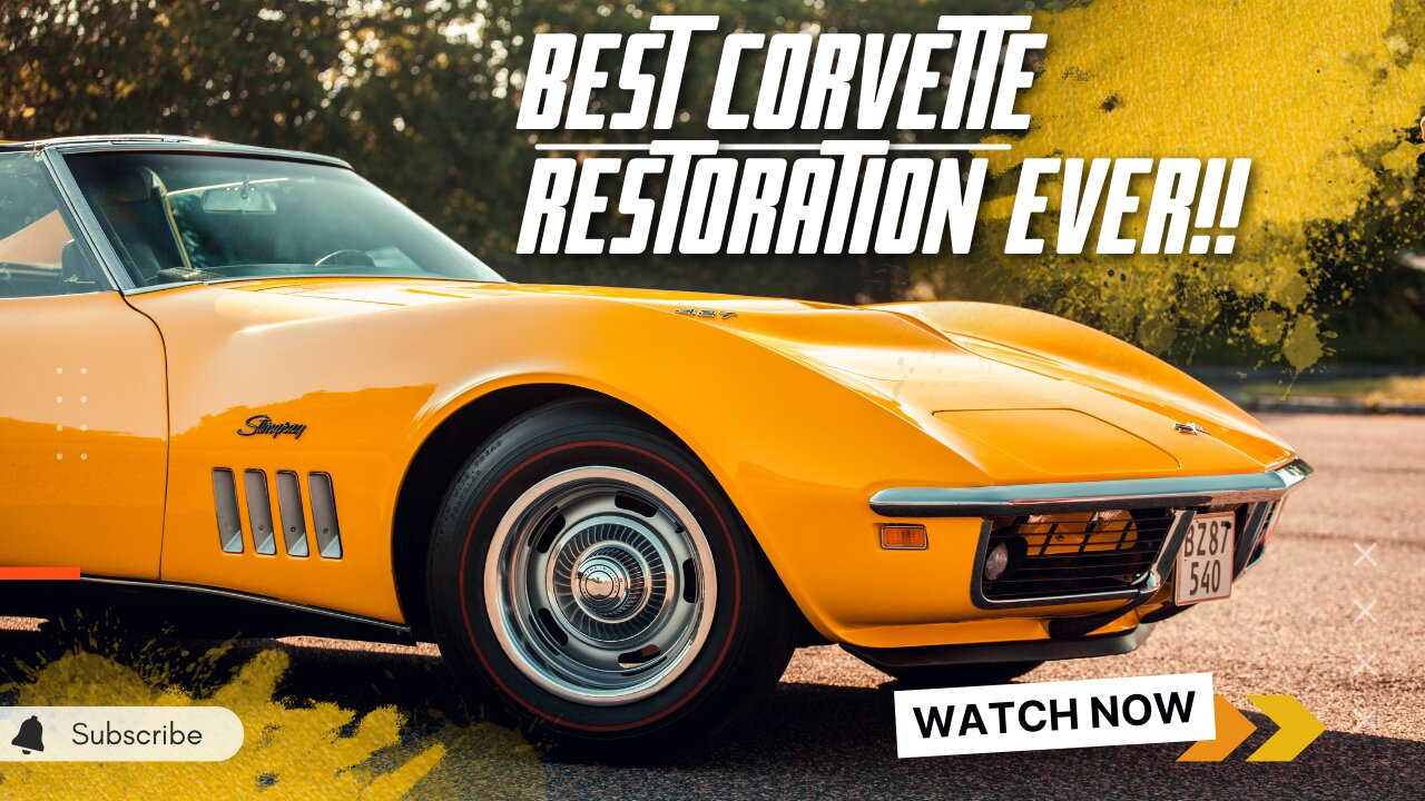 THE most satisfying Corvette restoration EVER!!