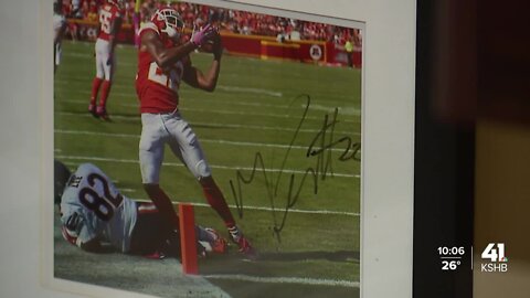 Kansas City Chiefs collector shows off Diva Den