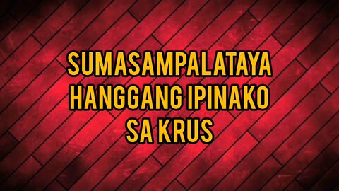 BAKIT PINUPUTOL NG MGA ANTINGERO ANG SUMASAMPALATAYA HANGGANG SA PINAKU SA KRUS?