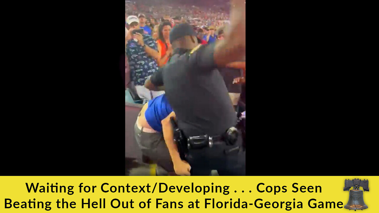 Waiting for Context/Developing . . . Cops Seen Beating the Hell Out of Fans at Florida-Georgia Game