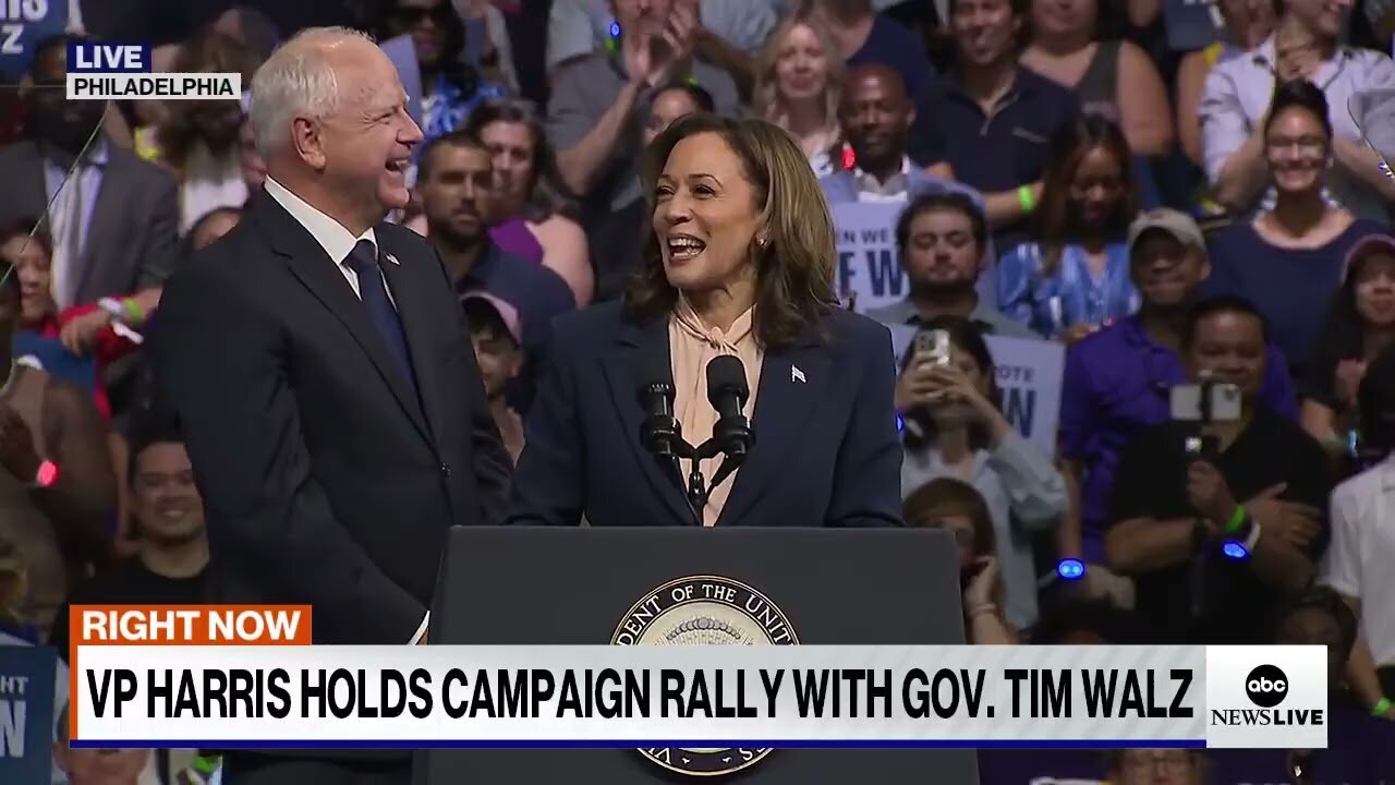 Kamala Harris, VP pick Tim Walz make first joint campaign appearance in Philadelphia | NE