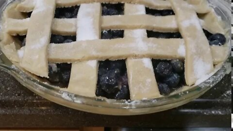 Blueberry Pie, homemade from Scratch pt 1