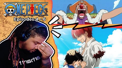 First time watching ONE PIECE - Episodes 4 - 6 Reaction