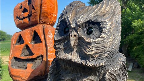 Halloween OWL Carving